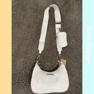 White Steven Madden Cross-body 🤍